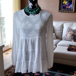 Sheer Boho Blouse by Kimchi Blue